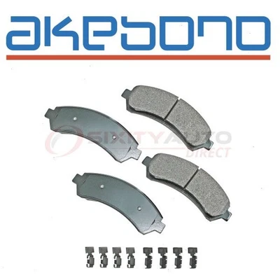 Akebono Pro-ACT Front Disc Brake Pad Set for 1998-2004 Chevrolet S10 - ms - Imagem 1 de 4