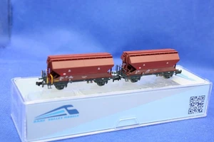 Aare Valley Models 1618-100 SBB Getreidewagen Tgpps 2er Set in braun/OVP/Neu - Picture 1 of 3