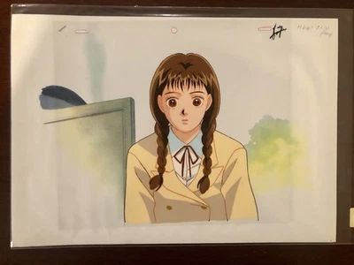 Hana Yori Dango - Cel With Original Background. Makino. - Image 1 of 2