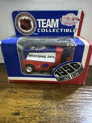Mini Zamboni White Rose 1996 Winnipeg Jets NHL hockey coleccionables Foto 1 de 4