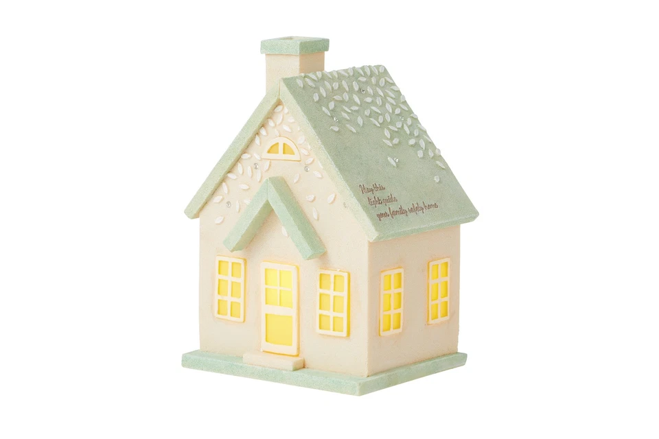 Figura encendida Enesco Foundations Beacon House Guide Your Family 5,375 pulgadas Foto 1 de 4