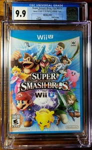 2014 Super Smash Bros. Nintendo Wii U New CGC 9.9 A++ Y Folds Mario Zelda Kirby - Picture 1 of 3