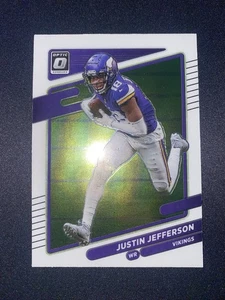 2021 Panini Donruss Optic - Justin Jefferson #95 Minnesota Vikings NFL Football - Bild 1 von 2