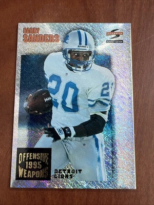 BARRY SANDERS Ground Zero 1995 Score Summit #180 Detroit Lions NM+ - Image 1 of 4