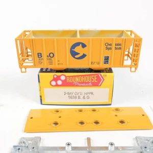 Roundhouse HO Scale Chessie System B&O #631100 2 Bay Covered Hopper Kit 1638 (B) - Bild 1 von 4