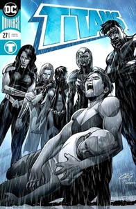 TITANS #27 2018 Foil Cover variante DC Universe - Foto 1 di 1