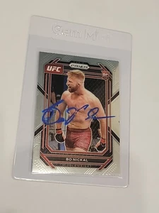 Autógrafo UFC PANINI PRIZM BO NICKAL RC ROOKIE 2023 azul certificado PSA - Imagen 1 de 5