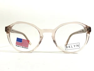 BKLYN Brille Brillengestell STUYVESANT NUDCR Nude Kristall Rund Vollrand 48-22-145 - Bild 1 von 10