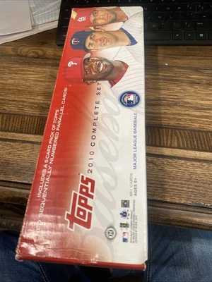 2010 TOPPS CONJUNTO COMPLETO HOBBY BÉISBOL FÁBRICA "NO" SELLADO 661 TARJETAS + 5 ROJO Foto 1 de 2