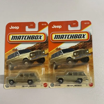 2025 MATCHBOX 1964 JEEP WAGONEER LOT OF 2 (02/125) - Image 1 of 4