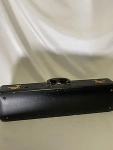 ISHIMORI Vintage Soprano Saxophone Hard Case Used Leather Strap Accessories - Picture 1 of 16