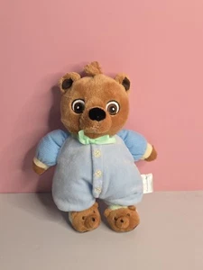 Garanimals Brown Bear Plush Blue PJ Teddy Slippers Rattle 822779 Stuffed Animal - Picture 1 of 9
