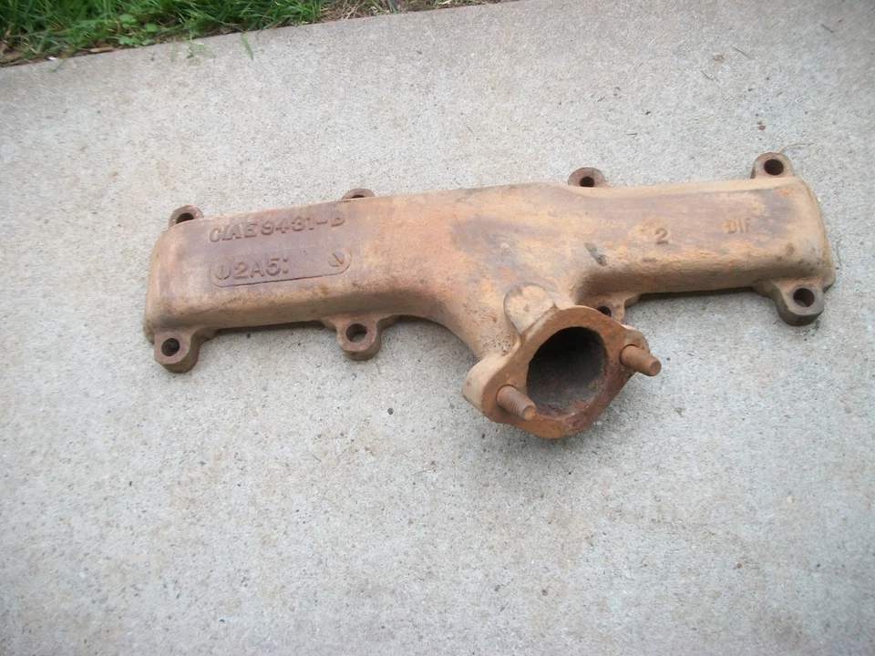 Ford Thunderbird Fairlane Galaxie 1960-1962 BONITO 390 colector de escape con fecha 1D27 Foto 1 de 4