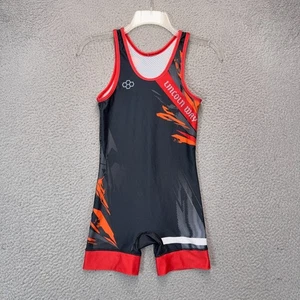 Rudis Wrestling Singlet Youth Boys 2XS Negro Rojo Lincoln Way Wrestling Club LWWC - Imagen 1 de 8