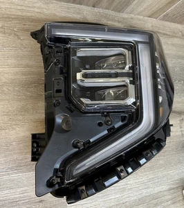 GMC SIERRA 1500 LH 2022-24 CONJUNTO DE LUCES DE CABEZA PIEZA ORIGINAL # 85049924 - Imagen 1 de 14