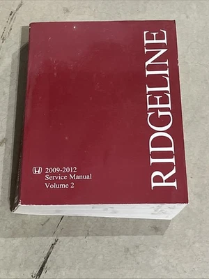 Honda Ridgeline 2009 2010 2011 2012 manual de reparación de servicio volumen 2 solo 61SJC06 Foto 1 de 4