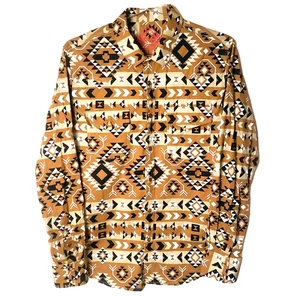 Montero Herren Azteken Perlen Druckknopf Western Hemd Wrangler Tribal Rancher EUC Gr. M - Bild 1 von 10