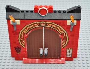 Rare Lego Red Asian Oriental  Dragons Arch Printed Ninjago 15626 Panel  10725 - Picture 1 of 5