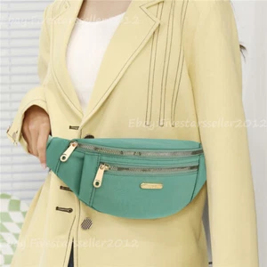 Fanny Pack Belt Waist Bag Crossbody Chest Sling Shoulder Pouch Green Women Gifts - Picture 1 of 4