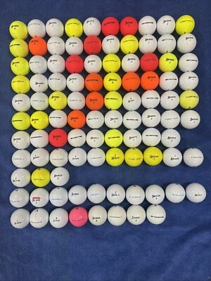 100 Srixon Soft Feel, Trispeed Tour/AD33 Excellent Condition-Mint Used Golf Ball - Image 1 of 2