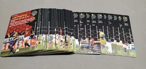 WOTC FOOTBALL CHAMPIONS 03-04 JUEGO COMPLETO ESTRATEGIA BASE 65 CARTAS NEGRO  - Imagen 1 de 2