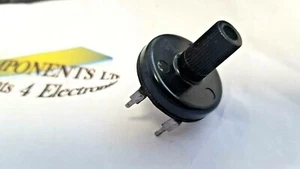 250K POT Bakelite SPINDLE OLD TELIVISION PARTS CP45724 (64254A) - Imagen 1 de 2