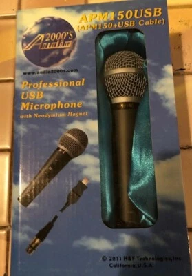Audio 2000 APM150 USB mic with cable NEW - Image 1 of 3