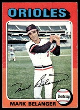 1975 Topps Mark Belanger #74 Baltimore Orioles Baseball Card