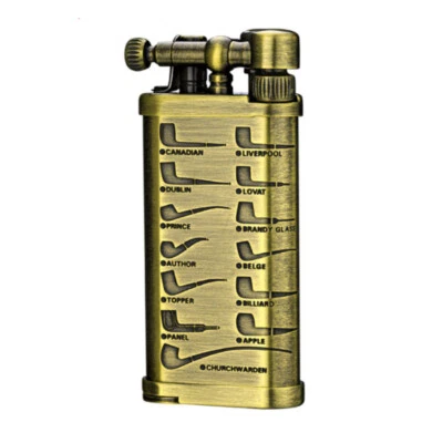 Encendedor de pipa IM Corona Old Boy diseño de pipa de latón antiguo 64-2415 nuevo en caja Foto 1 de 2