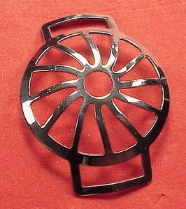 Wristwatch Military Stone Shrapnel Guard GRILL Reproduction 33mm Across - Picture 1 of 7