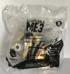 2017 McDonald’s Happy Meal Despicable Me Pumping Iron Minion #8 Collectible Toy - Picture 1 of 4