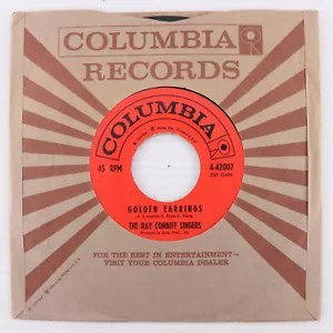 Ray Conniff Singers – Golden Earrings/Thrill Is Gone 1961 45 rpm Record 4-42007 - Picture 1 of 15