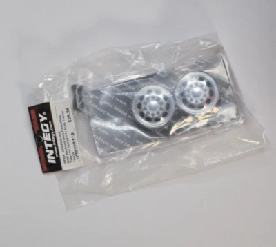 C23953SILVER INTEGY ALLOY FRONT WHEEL TYPE I FOR TAMIYA 1/14 SEMI HAULER TRUCKS - Image 1 of 2