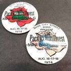 Vintage 1974 Rose City Street Rods Pacific Nw Mini Nationals Pins Lot Of 2 Used