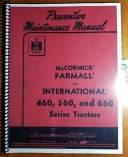 IH International McCormick Farmall 460 560 660 Tractor Maint Manual 1014255R6 63