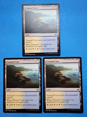3x Tranquil Cove Fate Reforged 2015 Mtg Magic Card Dual Land Gate Mana 174 - Image 1 of 4