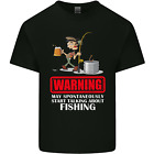 Start Talking About Fishing Funny Fisherman Mens Cotton T Shirt Tee Top