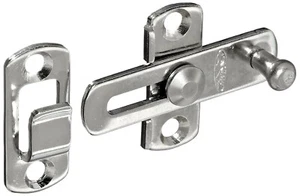 Chiusura a Barra in Acciaio Inox 304, Finitura Lucida, Lunghezza 1-31/32" (Confezione da 2) - Foto 1 di 1