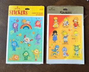 1983-84 Vtg 4 Sheet Hallmark Rainbow Brite & Friends Sprites Stickers SEALED - Picture 1 of 2