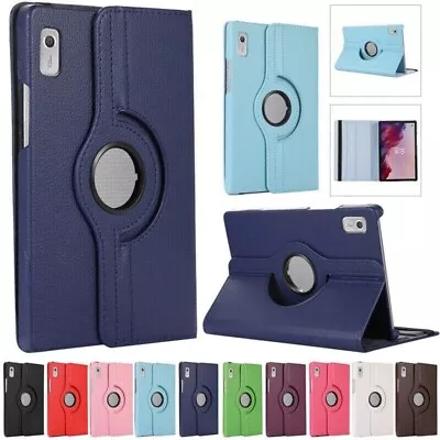 For Lenovo Tab M9 Tablet Case Leather Rotating Stand Flip Folio Shockproof Cover - Image 1 of 4