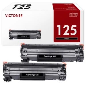 2 Pack CRG125 3484B001 Black Toner Compatible for Canon 125 imageCLASS LBP6030w - Picture 1 of 7