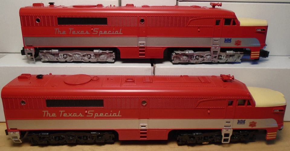 2011 VINTAGE AMERICAN FLYER #153C S GAUGE TEXAS SPECIAL PA-1 POWERED & DUMMY - Image 1 of 4