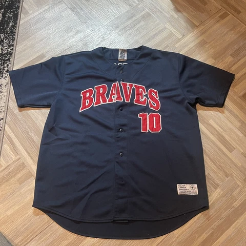 Vintage Atlanta Braves Jersey Chipper Jones #10 Cover
