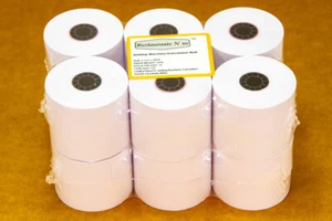 Adding Machine/Calculator Roll, 16 lb, 1/2" Core, 2.25" x 150ft, White, 12pk - Picture 1 of 1