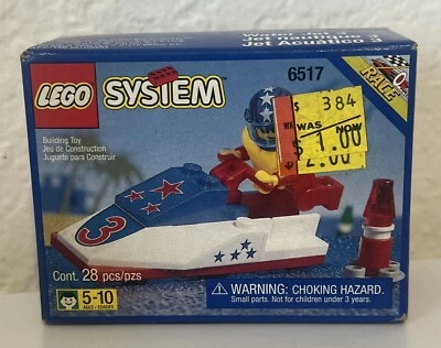 NEW IN BOX 1996 Lego System 6517 "Race" Water Jet 3 Lego City - Image 1 of 4