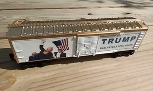 Donald J Trump 2024 O gauge scale train president 45 47 Lionel boxcar America - Picture 1 of 10