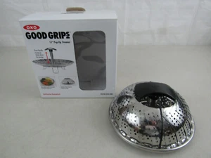 OXO Good Grips - 11" Pop-Up Stainless Steel Steamer & Handle-New Opened Box - Picture 1 of 10