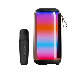 Portable outdoor Bluetooth speakers with wireless mini microphones for home use - Picture 1 of 9