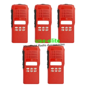 Lot5 Coque Boîtier de Remplacement Rouge pour Radio Clavier HT1250 Limitée - Photo 1/3