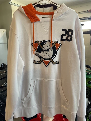 Anaheim Ducks Player Worn Hoodie Cover